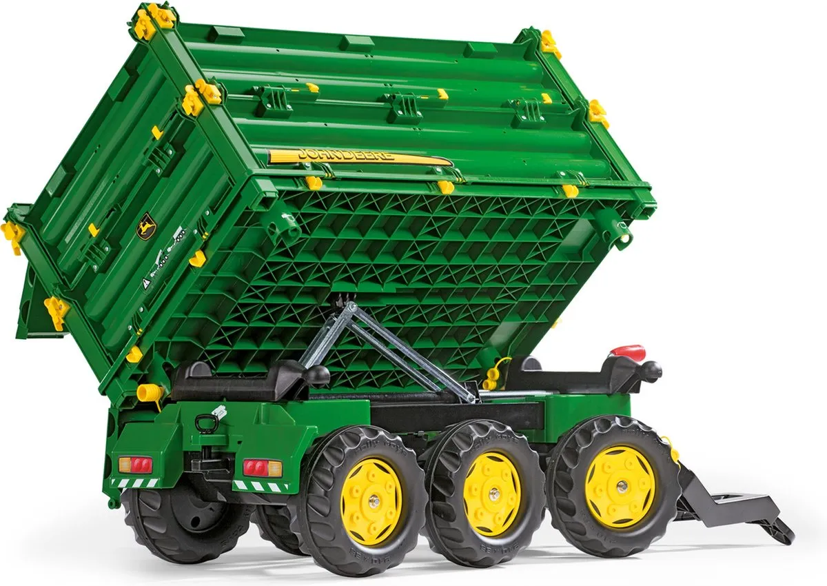 Rolly Toys John Deere Multi Trailer Aanhanger - 12 504 3 - Groen