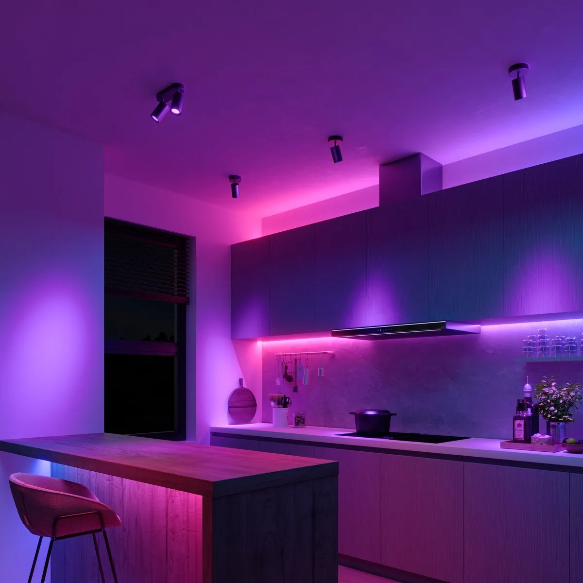 Calex Smart Plafondlamp 2-Lichts - Zwart