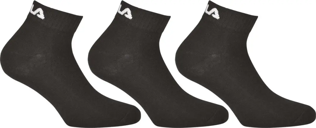Fila Ankle Socks 3-Pack - 43-46 - Zwart