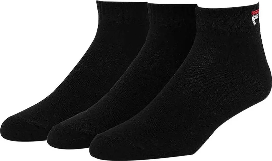 Fila Ankle Socks 3-Pack - 43-46 - Zwart