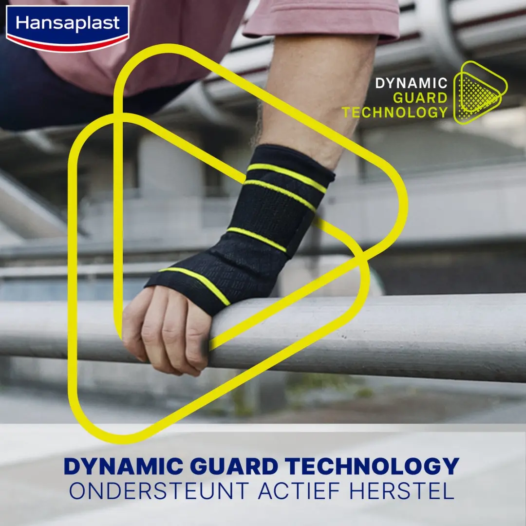 Hansaplast Performance Sport Polsbrace - Zwart
