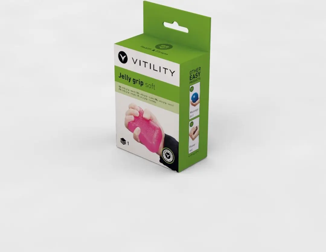Vitility Jelly Grip Handtrainer - Roze