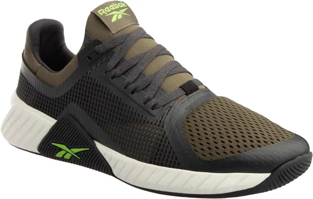 Reebok FLIP CHARGE Heren Sportschoenen - 42 - Zwart/ Groen