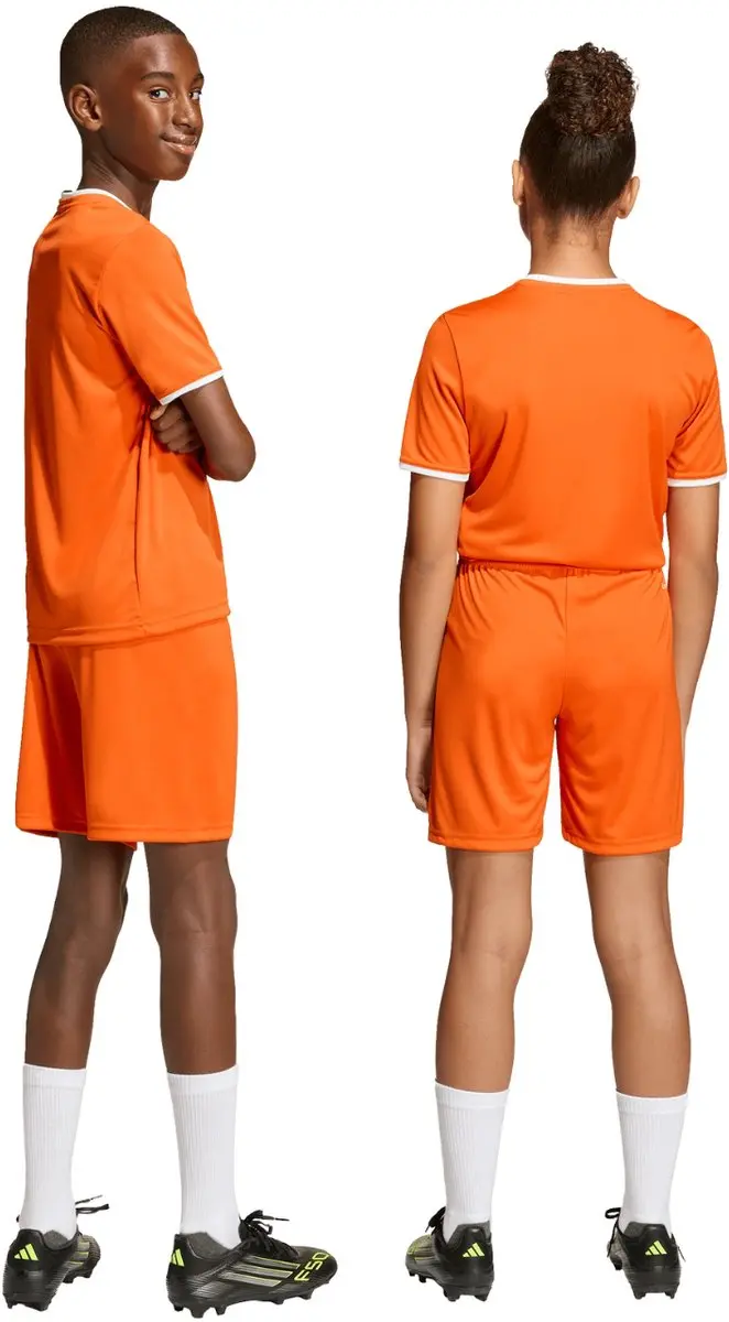 Adidas Entrada 26 Korte Broek - 128 cm - Team Orange