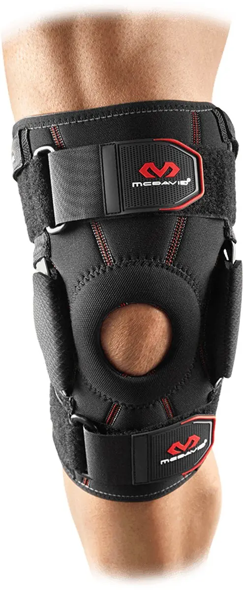 McDavid Kniebandage met Scharnier XL - Zwart