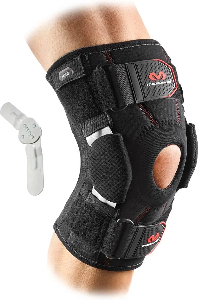 McDavid Kniebandage met Scharnier XL - Zwart