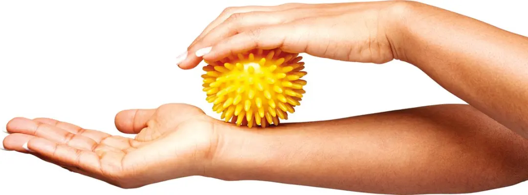 Vitility Massagebal Handtrainer - Geel