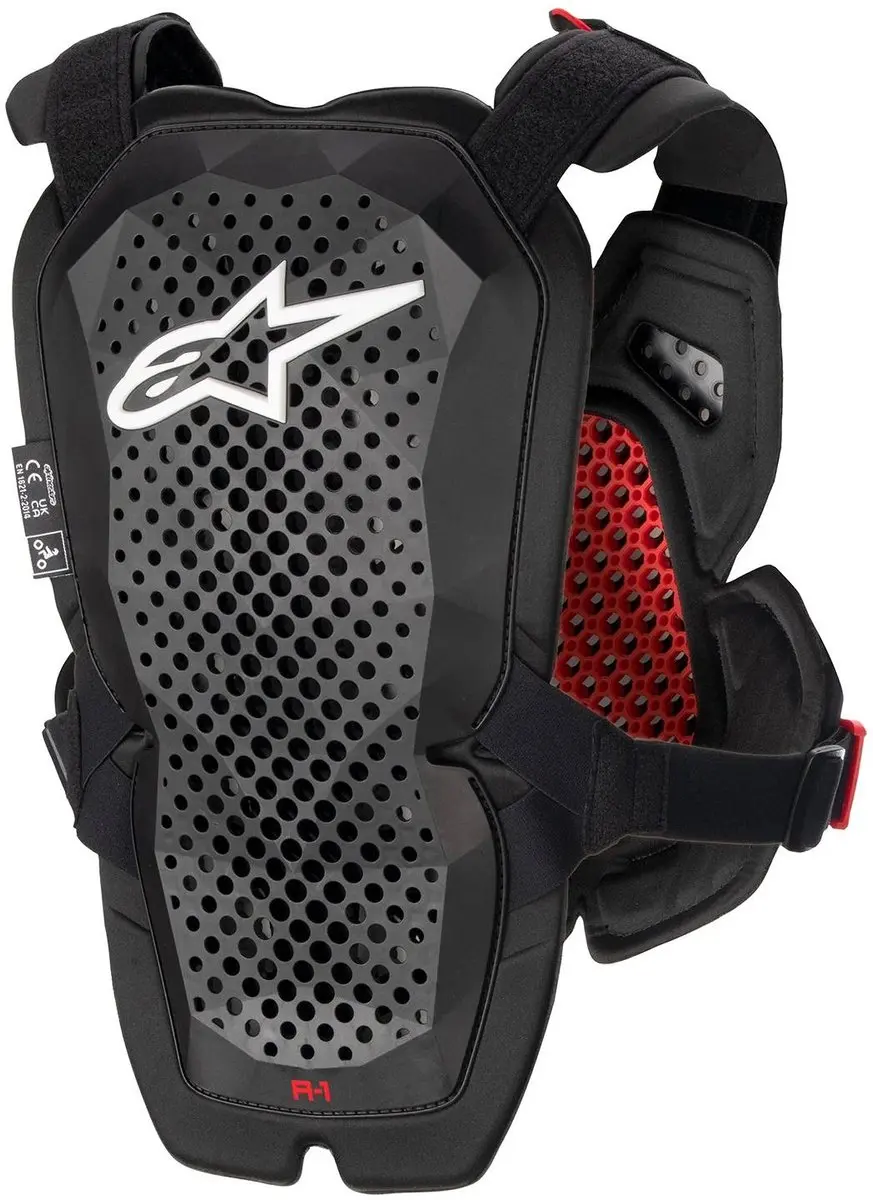 Alpinestars A-1 Pro Borstbeschermer - XXL - Zwart/Rood