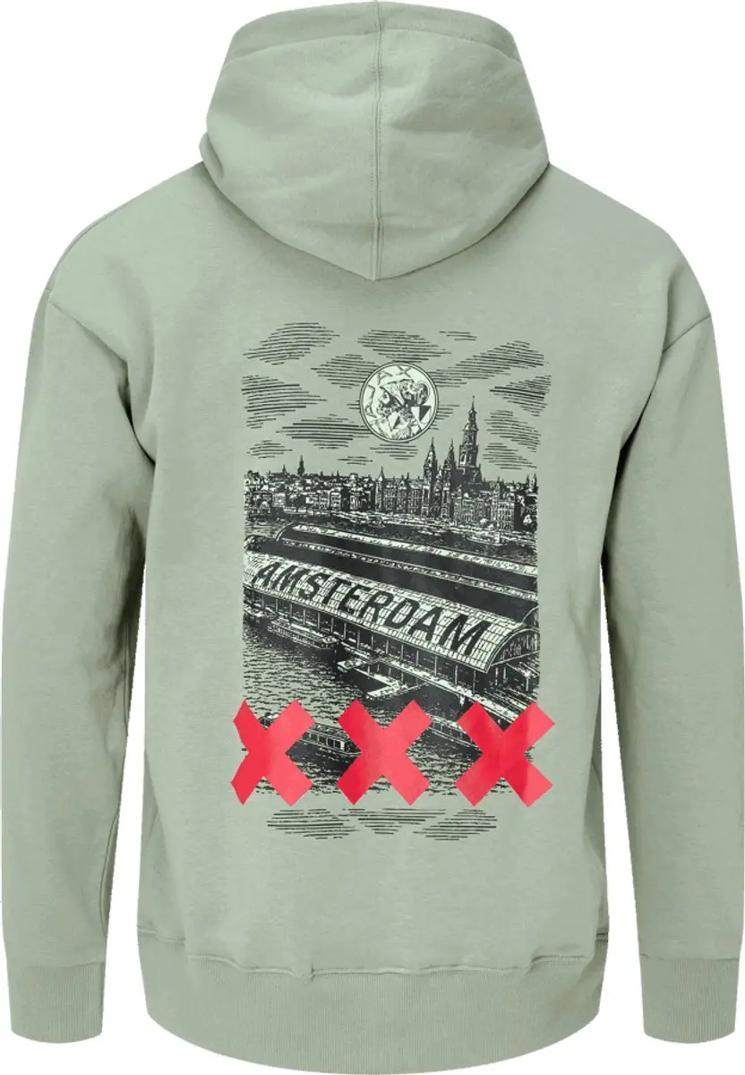 Ajax A'dam CS Hooded Sweater - Groen - Maat S