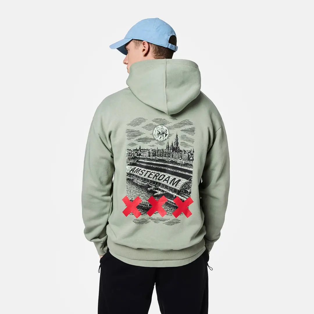 Ajax A'dam CS Hooded Sweater - Groen - Maat S