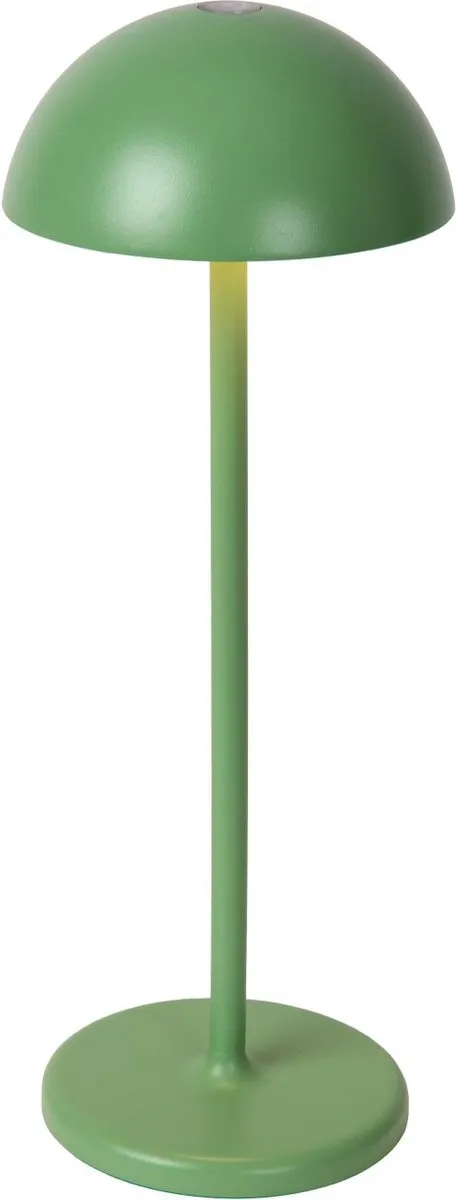 Lucide Joy Oplaadbare Tafellamp Groen - Ø12cm LED 3000K IP54