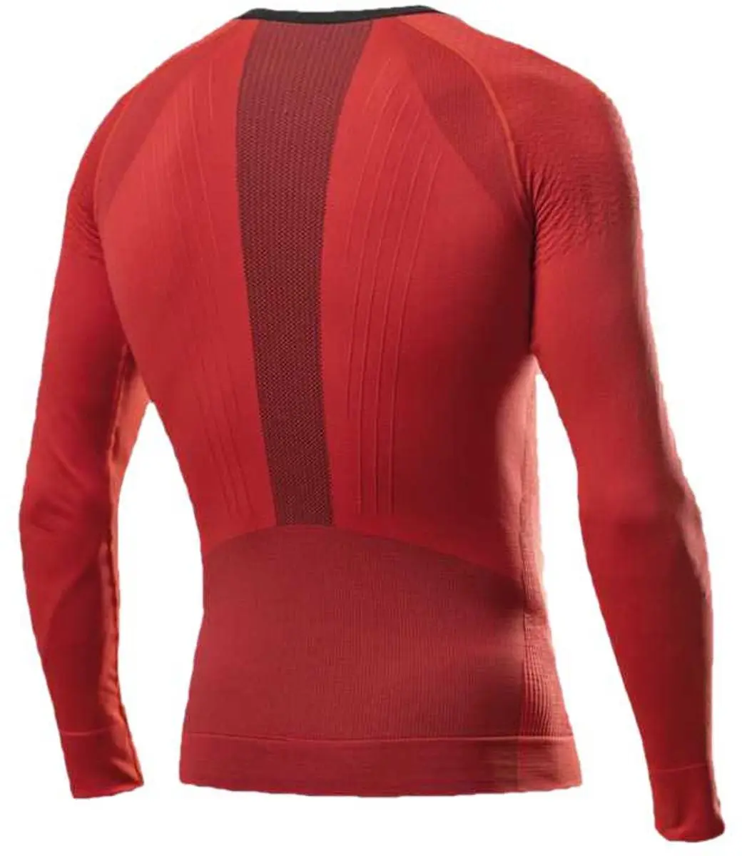 BIOTEX Fit Lange Mouwen Basislaag Rood XS-S