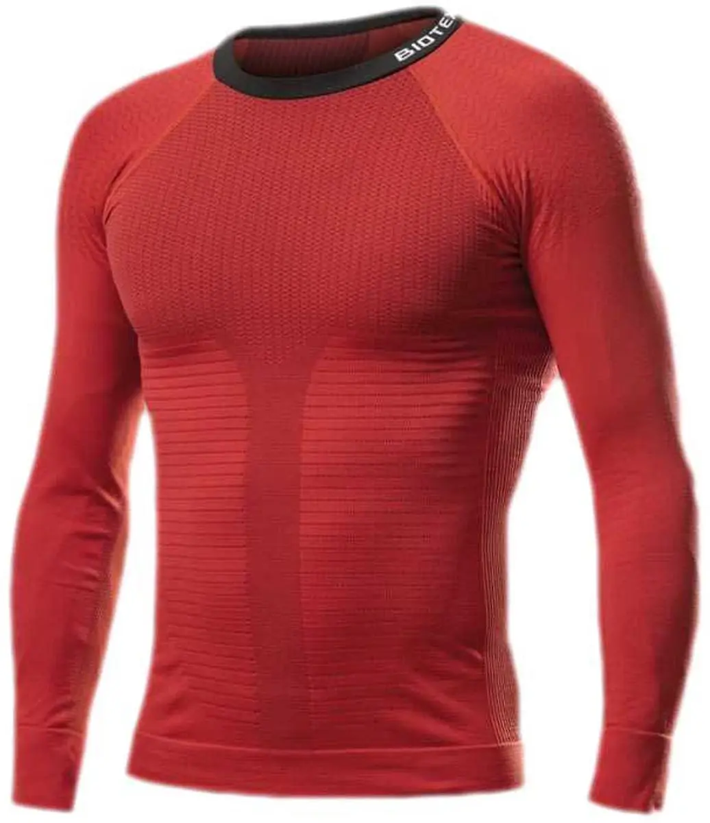 BIOTEX Fit Lange Mouwen Basislaag Rood XS-S