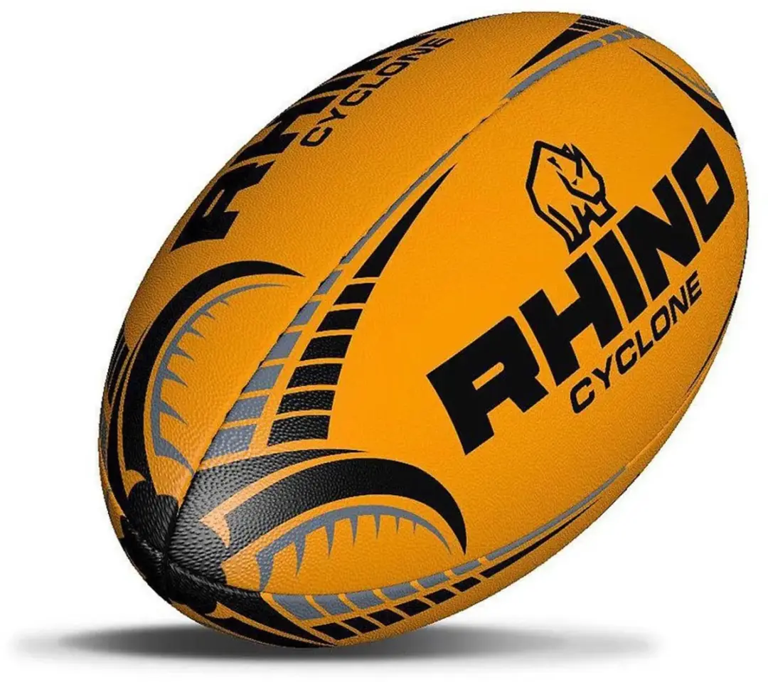 Rhino Cycloon Rugbybal Maat 4 - Fluoro Oranje