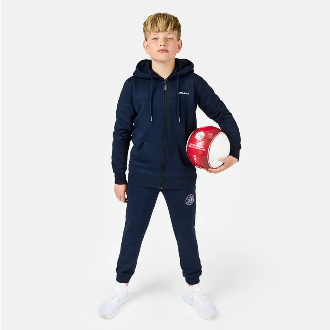 Ajax Hooded Sweatvest Junior 140 - Navy