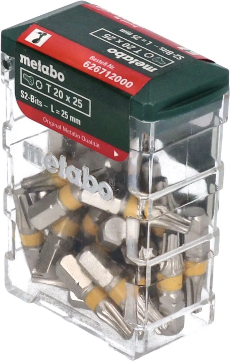 Metabo 626712000 Bit-box TX 20 - 25-delig