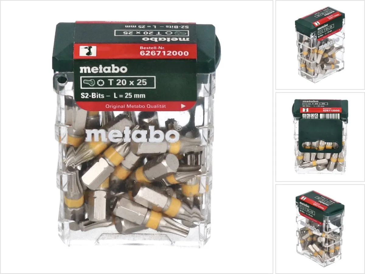 Metabo 626712000 Bit-box TX 20 - 25-delig