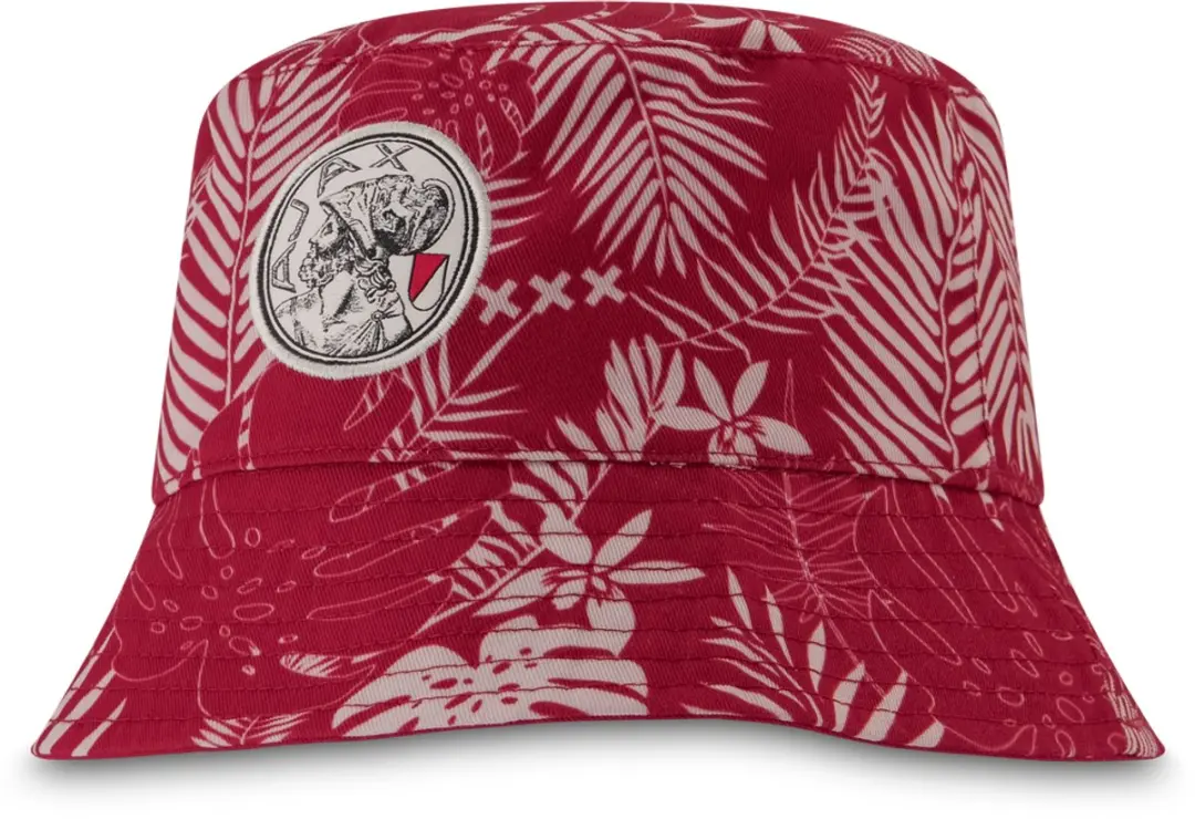 Ajax Bucket Hat Hawaii - Rood/Wit
