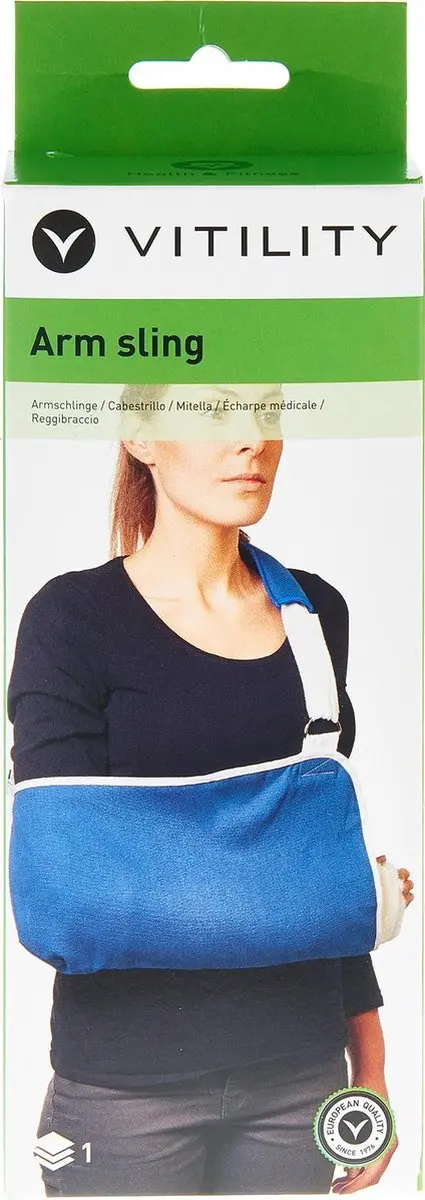 Vitility Mitella Sportbandage - One Size - Blauw