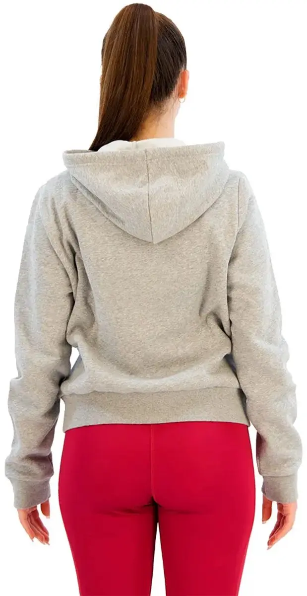 Reebok Identity Fleece Hoodie Dames - Maat M - Grijs/Wit
