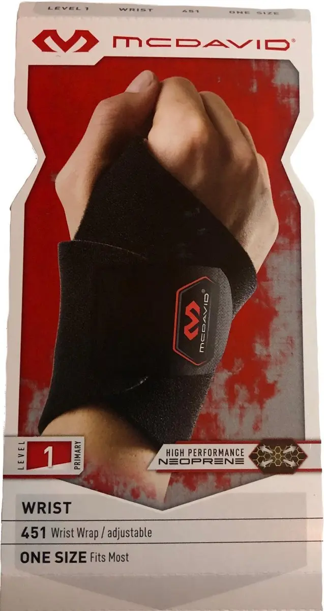 McDavid Polssteun - One Size - Zwart