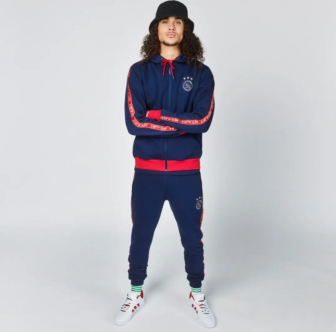Ajax Hooded Sweater Navy/Bordeaux XXL