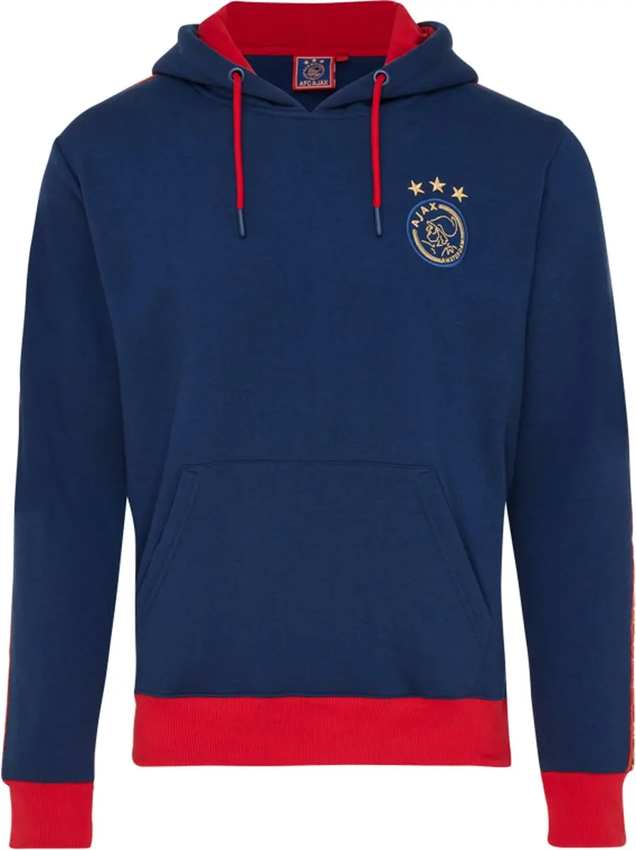 Ajax Hooded Sweater Navy/Bordeaux XXL