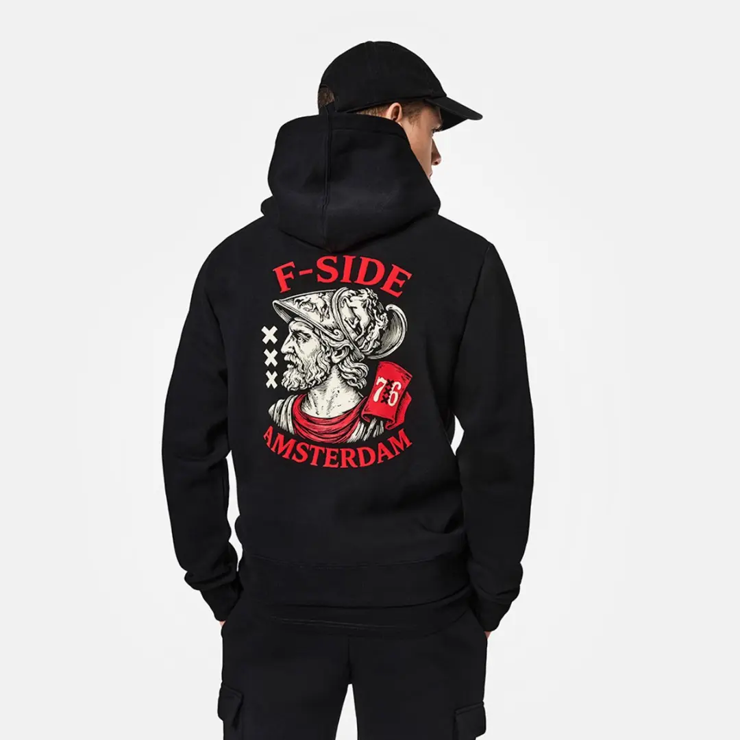 Ajax F-side 76 Hooded Sweater - XXL - Zwart