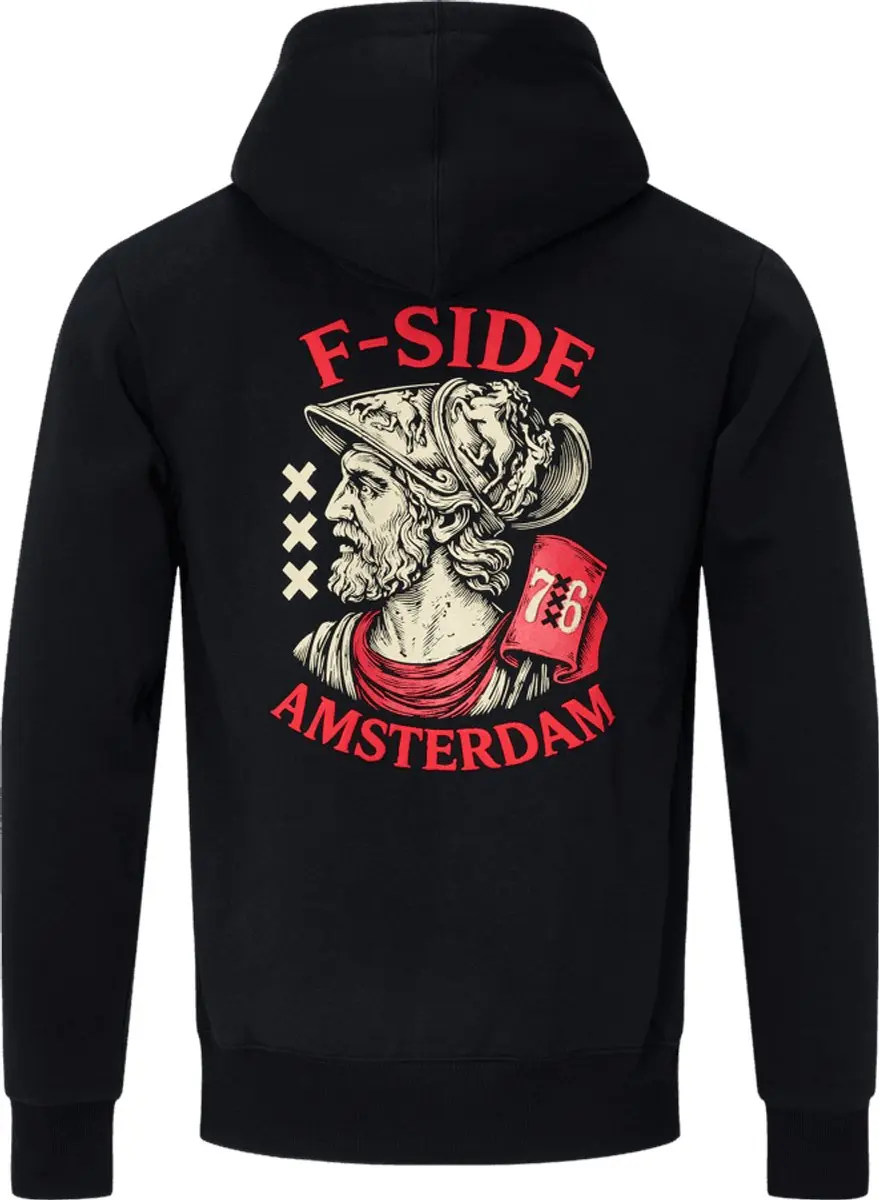 Ajax F-side 76 Hooded Sweater - XXL - Zwart