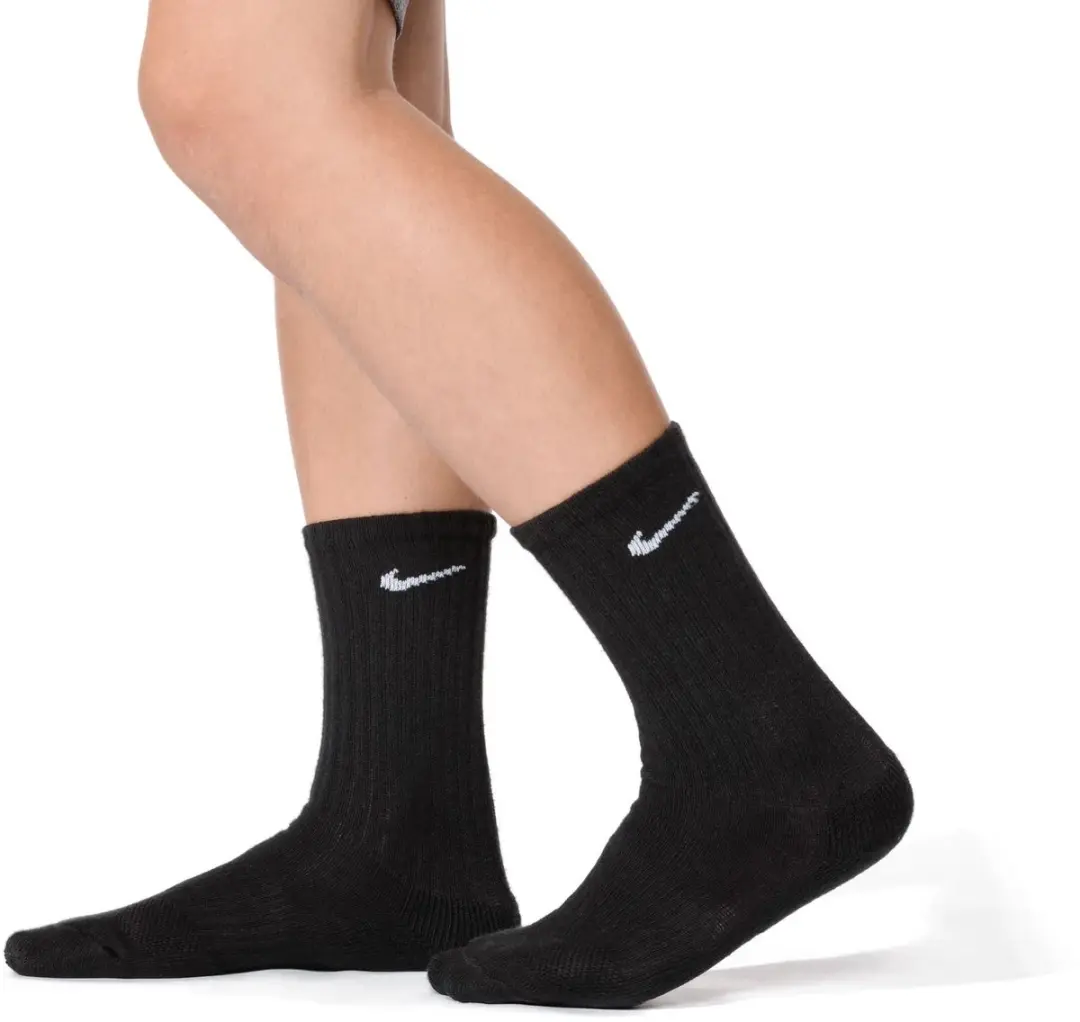 Nike Everyday Cush Crew Sokken - Zwart - Maat 38-42