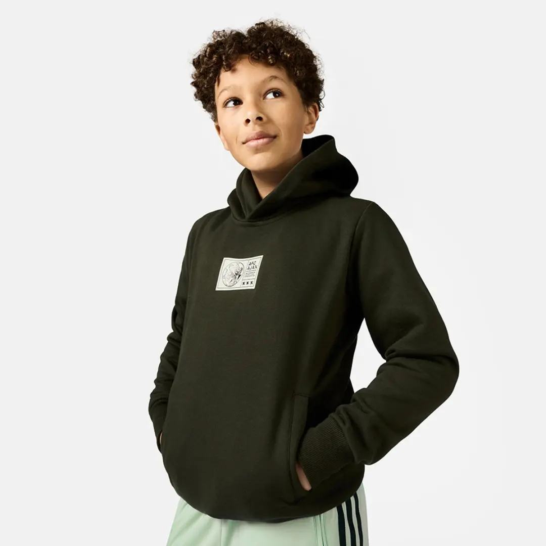 Ajax Hoodie Groen Label Junior - Maat 116