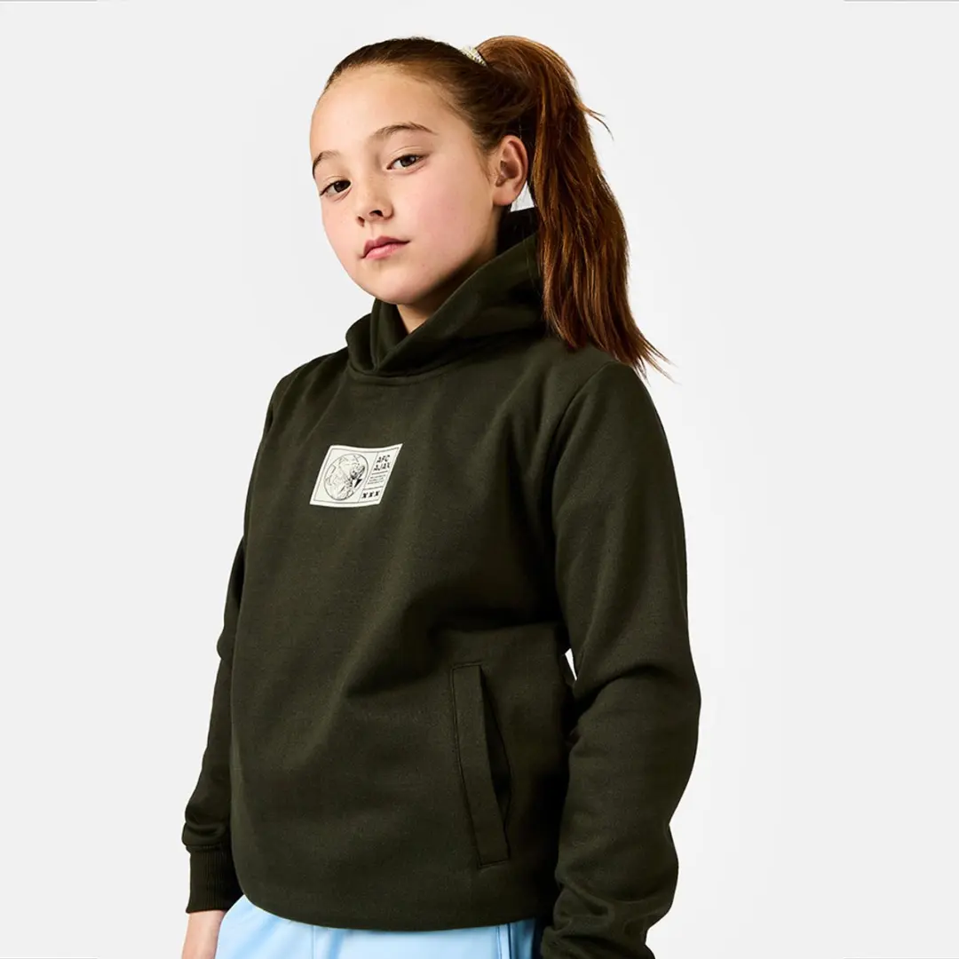 Ajax Hoodie Groen Label Junior - Maat 116