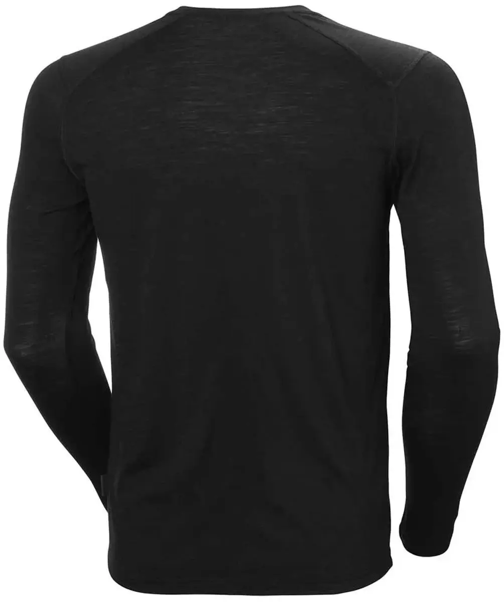 Helly Hansen Durawool Crew Basislaag - L - Zwart