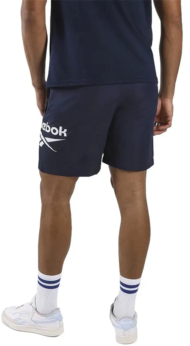 Reebok 1 Color Logo Korte Broek L - Vector Navy