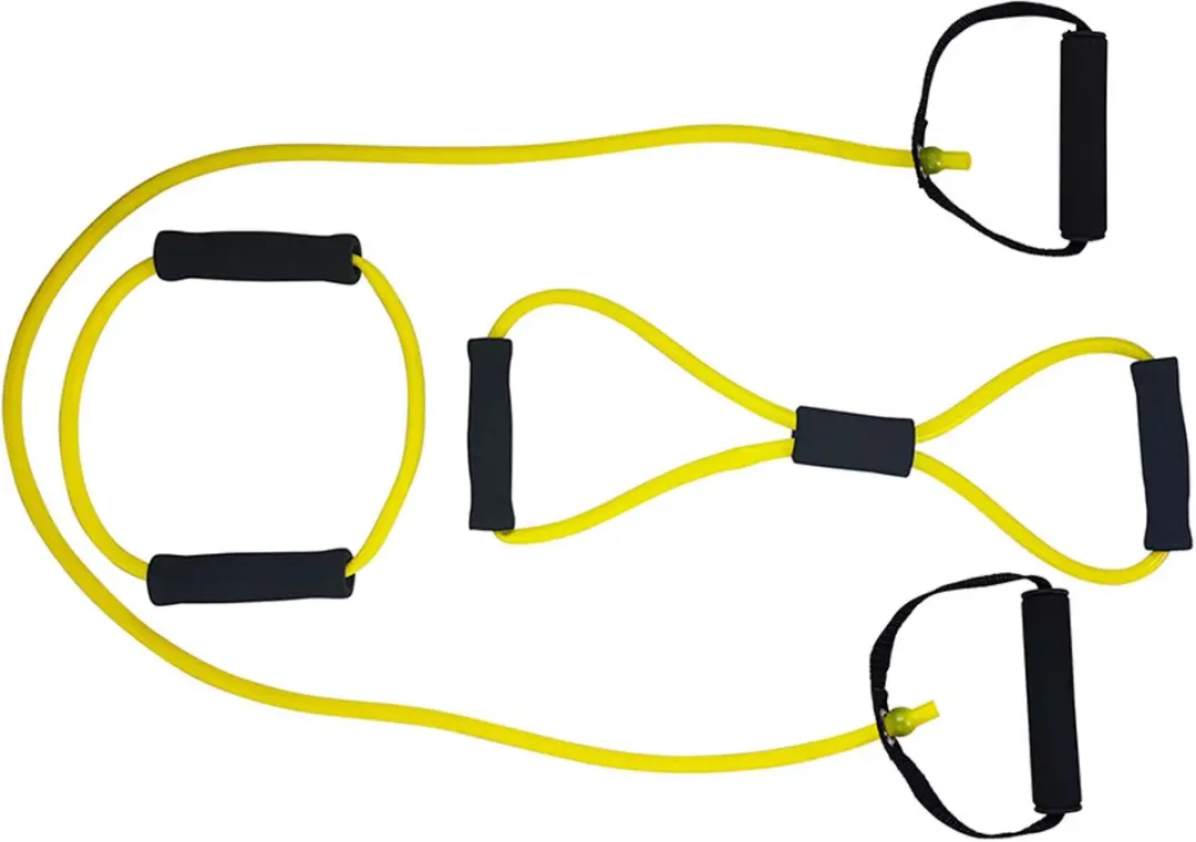 Tunturi Resistance Tube Licht Geel - Armen/Benen/Billen