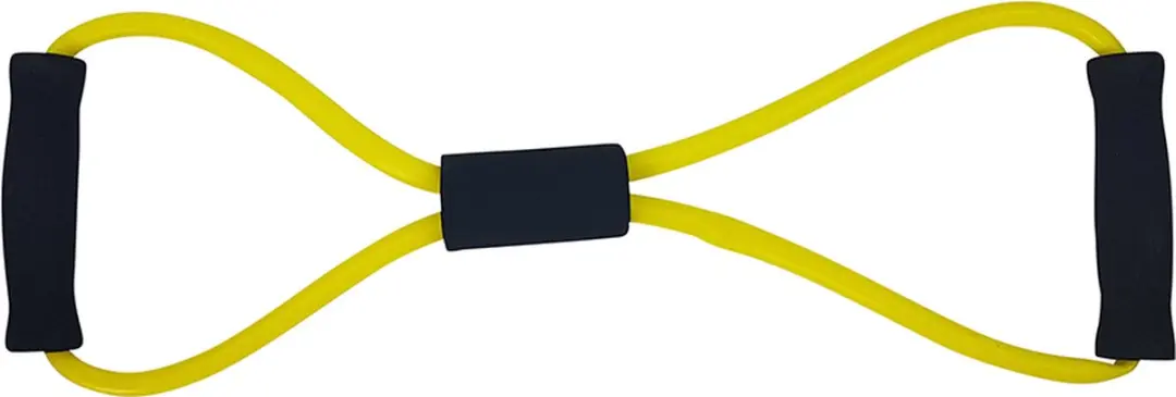Tunturi Resistance Tube Licht Geel - Armen/Benen/Billen