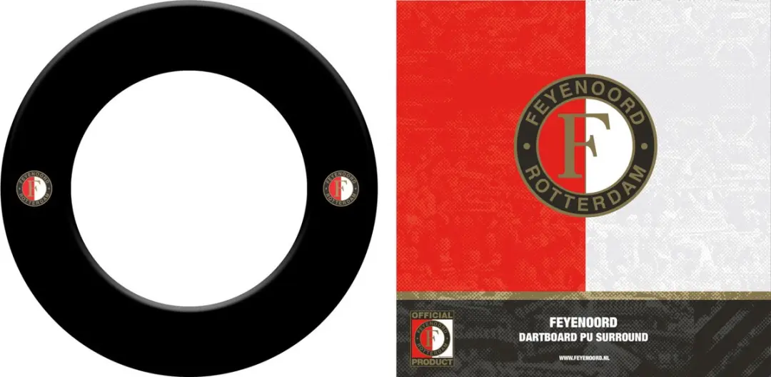 Feyenoord Dartbord Surround - Zwart