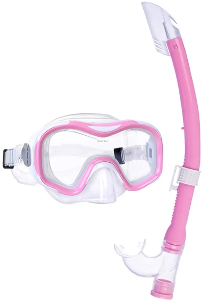 Aquatech Ocean Diver Snorkelset - Blauw