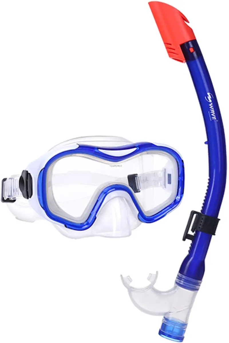 Aquatech Ocean Diver Snorkelset - Blauw