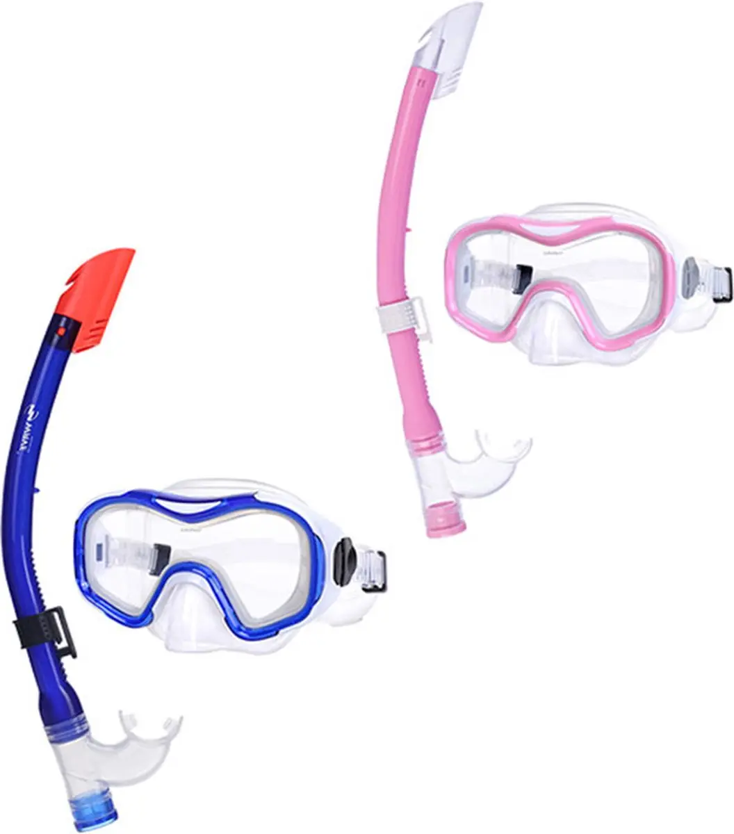 Aquatech Ocean Diver Snorkelset - Blauw