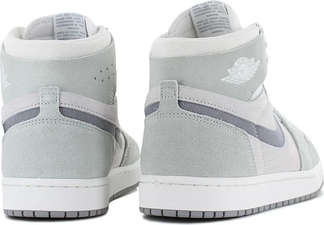 Jordan Air Jordan 1 Mid Zoom CMFT 2 DV1307-101 - Heren Basketbalschoenen - Grijs