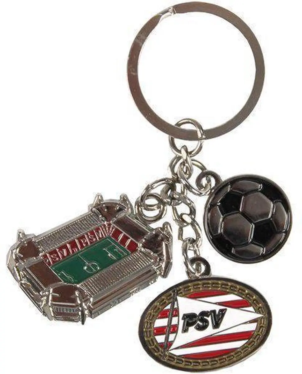 PSV Sleutelhanger Metaal Bedeltjes