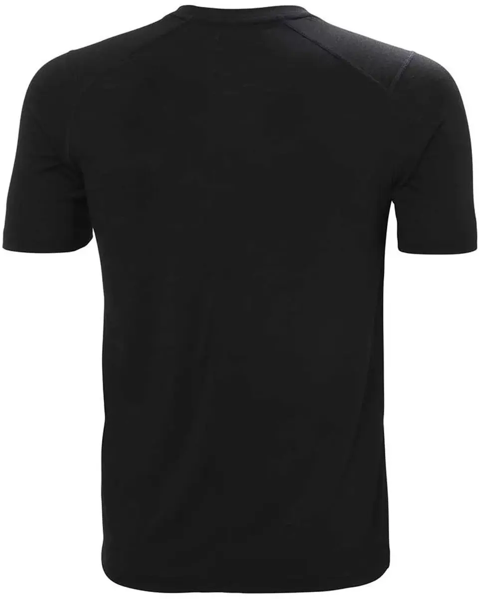Helly Hansen Durawool Korte Mouwen Basislaag L - Zwart