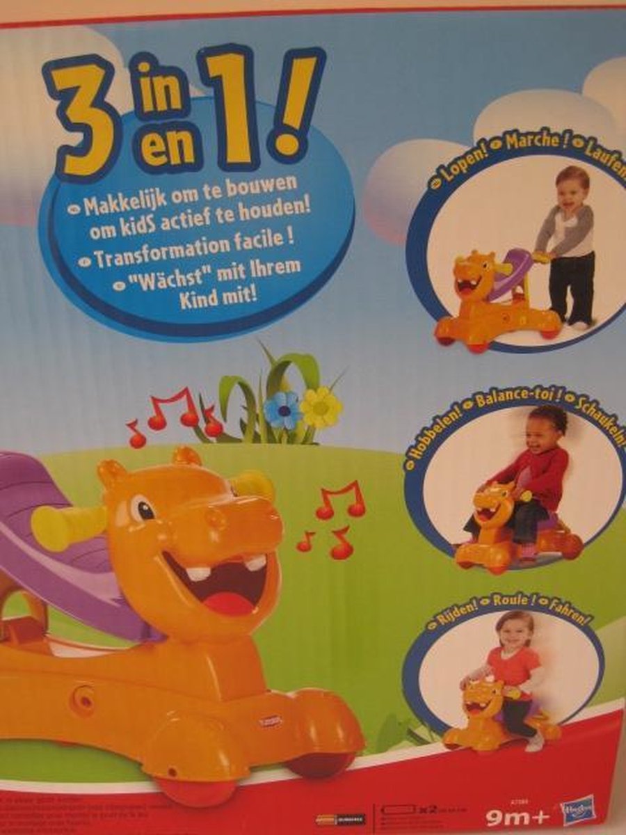 Playskool Rock en Ride Nijlpaard 3in1Hasbro