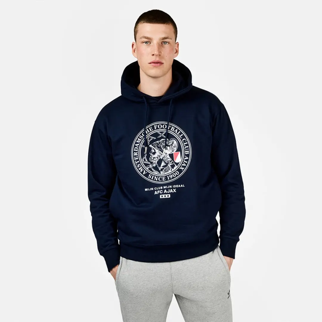 Ajax Hooded Sweater - Navy - S