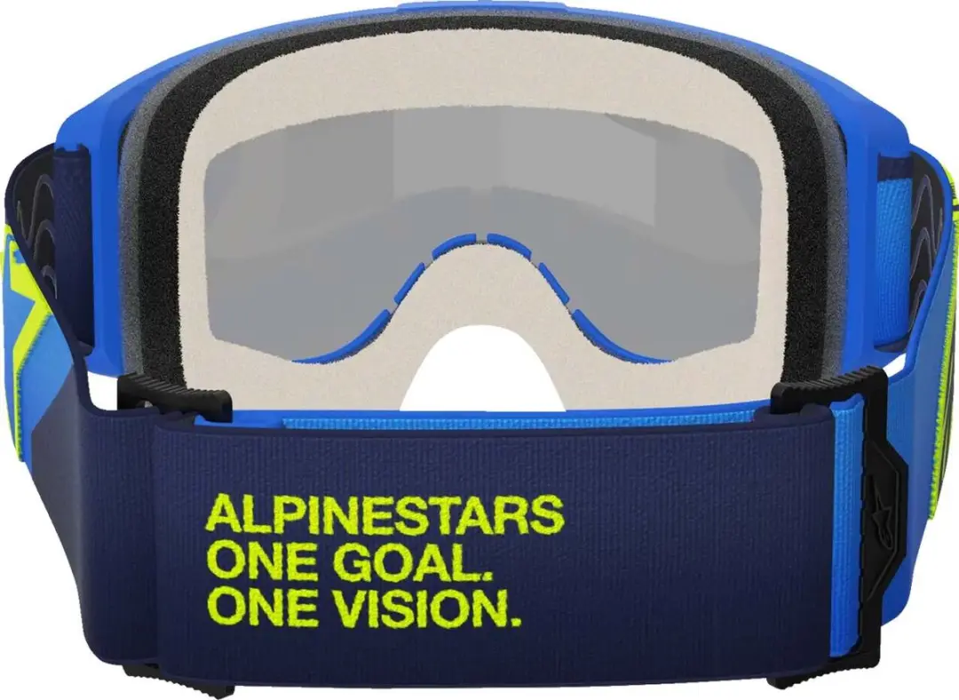 Alpinestars Vision 5 Kruisbril - Blauw Spiegel