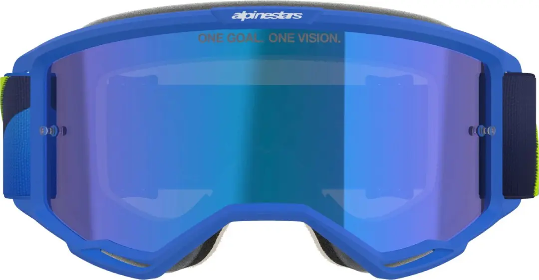 Alpinestars Vision 5 Kruisbril - Blauw Spiegel