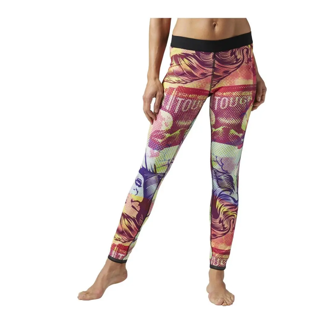 Reebok Comics Sportlegging Dames XS - Multicolor - afbeelding 3 van 3
