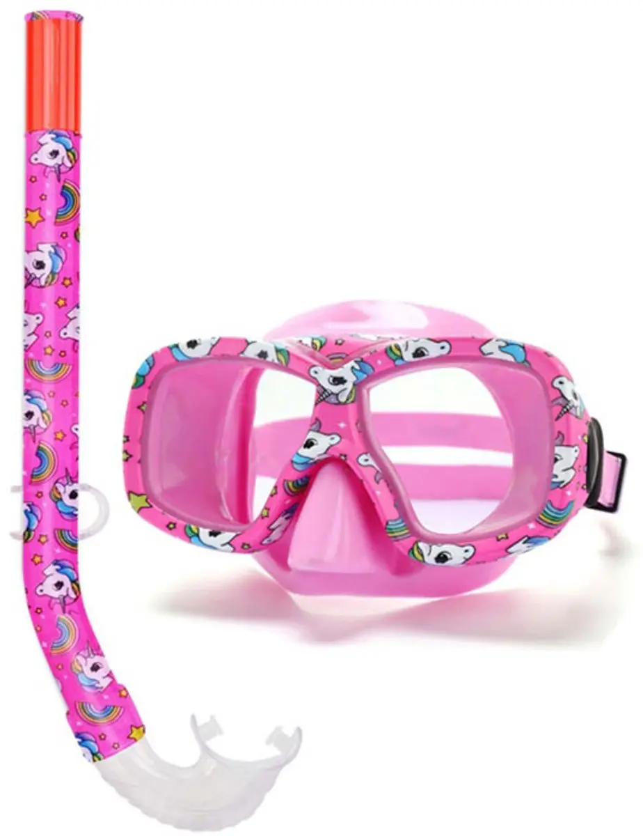 Aquatech Snorkelset Unicorn - Roze