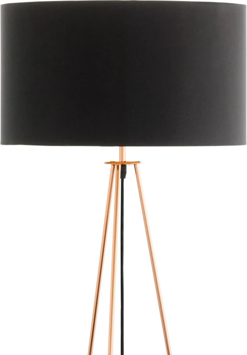 Eglo Camporale Vloerlamp 154cm - Koper/Zwart